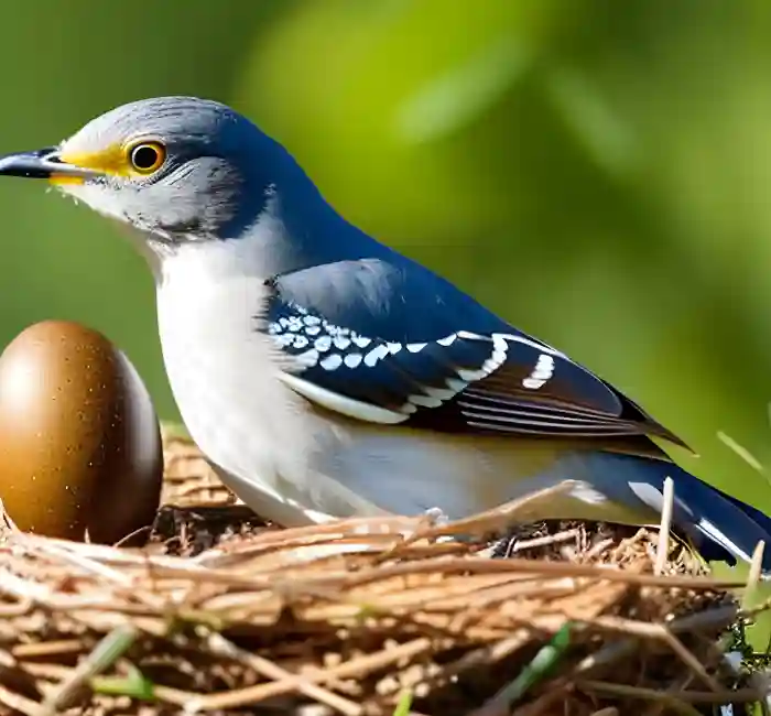 Bird Kicks Out Other Bird Eggs