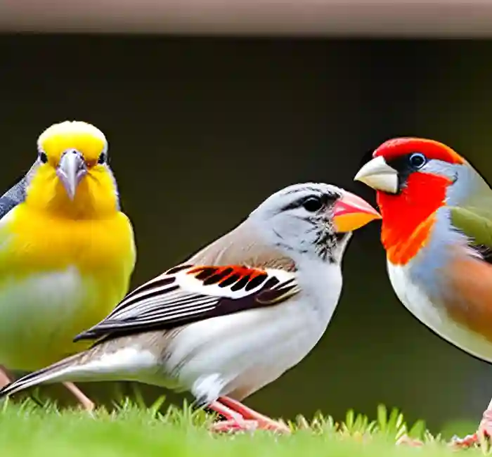 HOUSING SOCIETY FINCHES WITH OTHER BIRD SPECIES