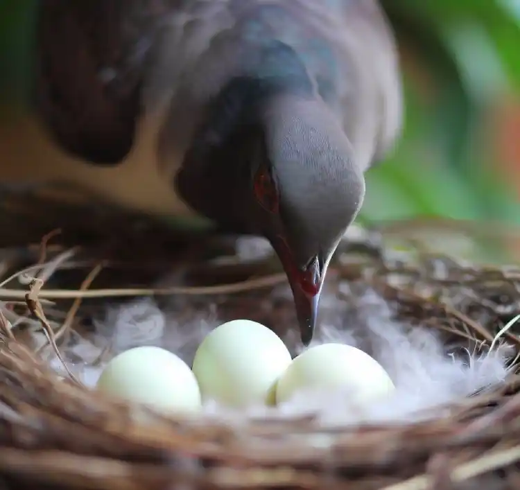 bird eggs get fertilized