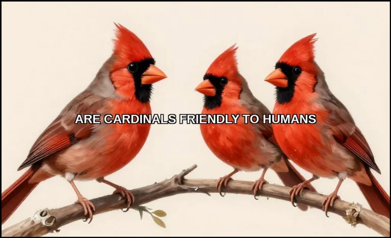 Are cardinals friendly to humans