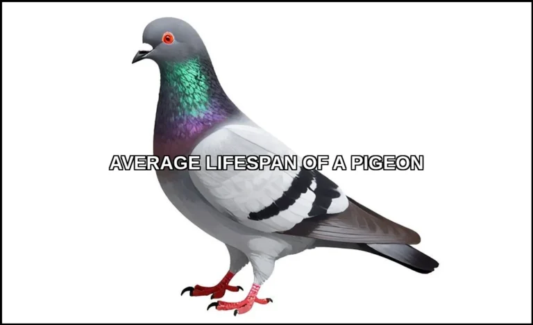 Average lifespan of a pigeon