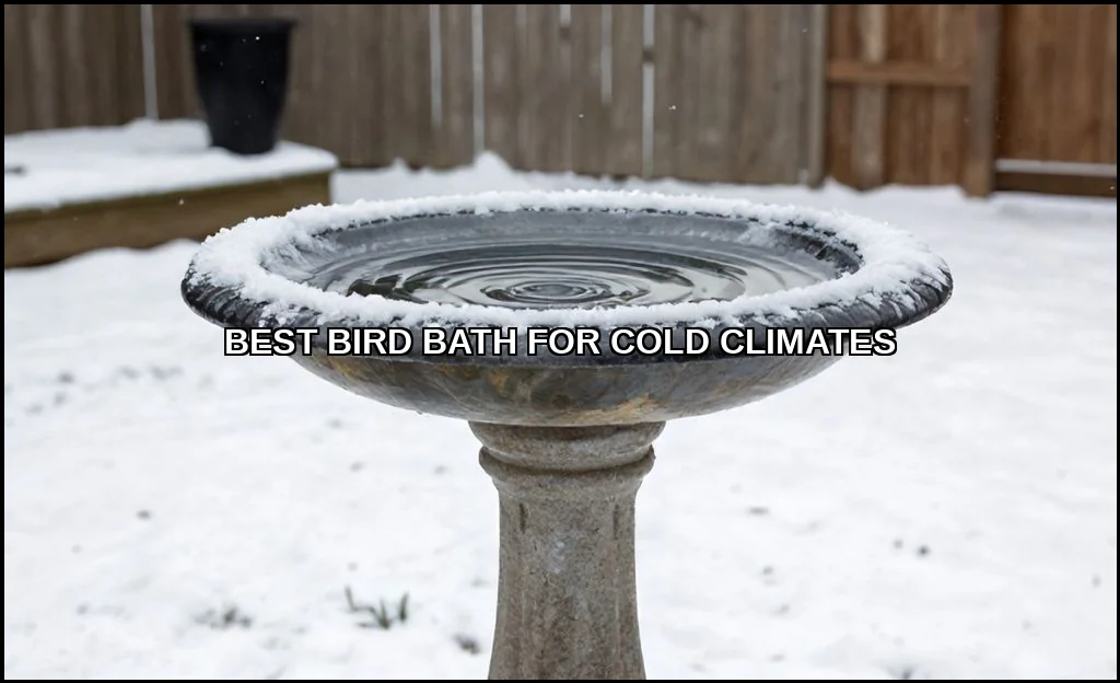 Best bird bath for cold climates
