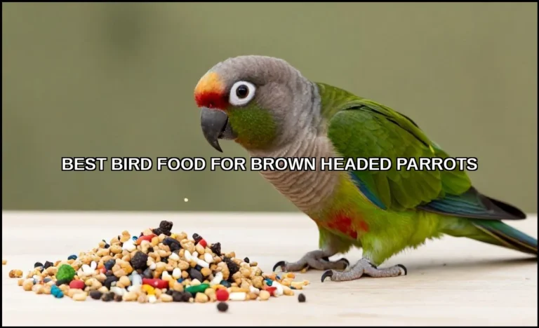 Best bird food for brown headed parrots