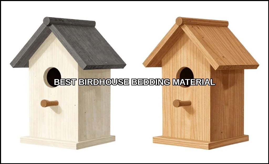 Best birdhouse bedding material