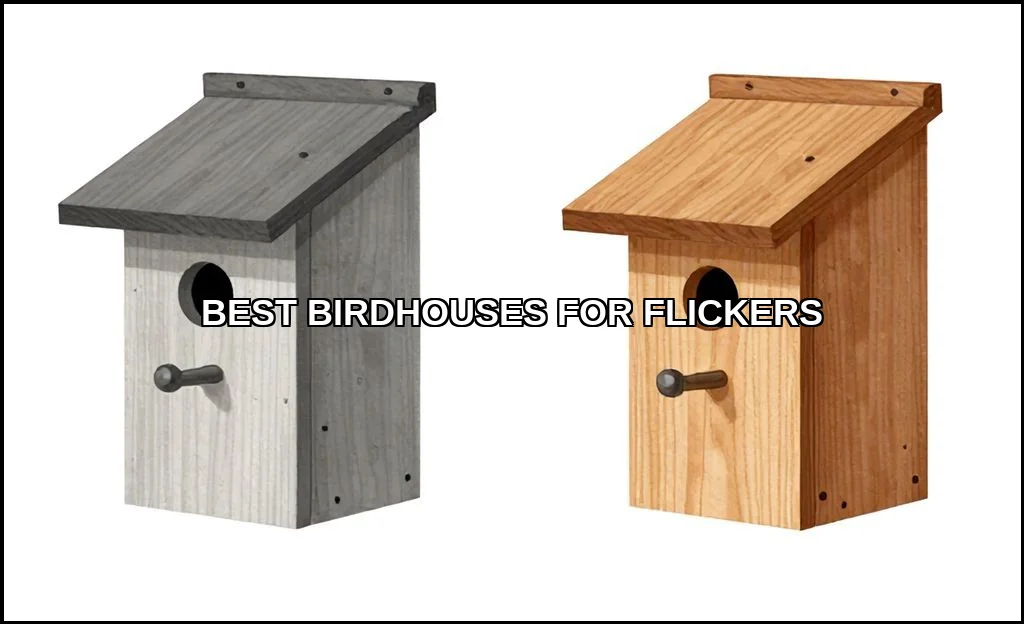 Best birdhouses for flickers