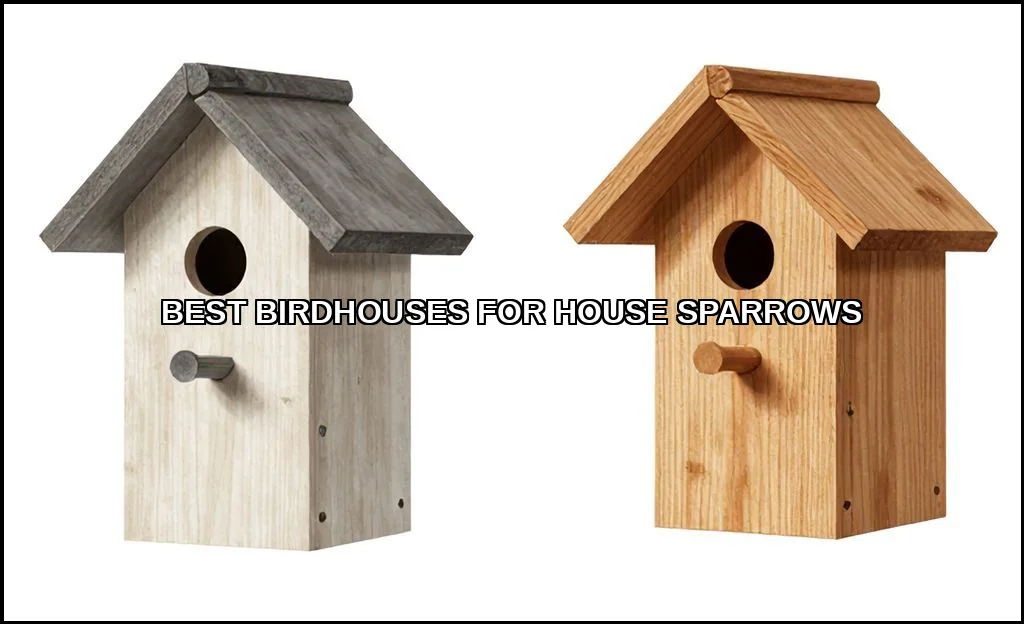 Best birdhouses for house sparrows