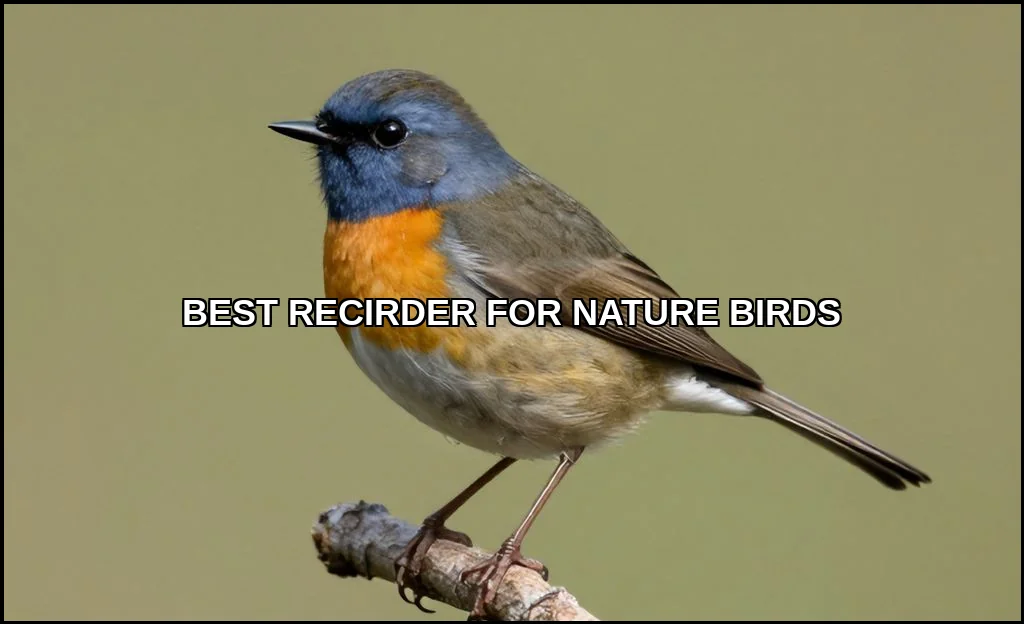 Best recirder for nature birds