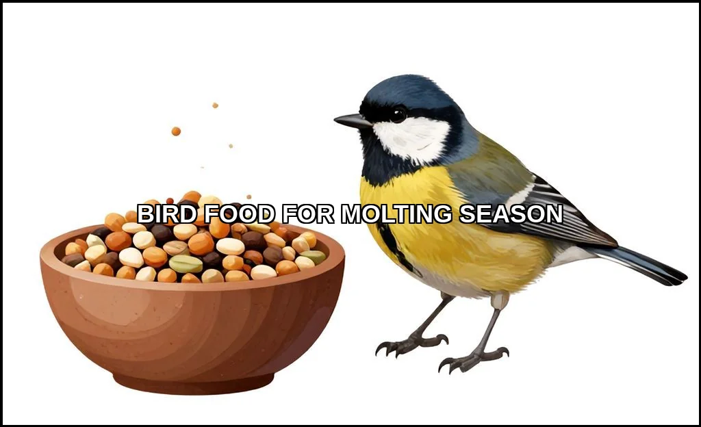 Bird food for molting season