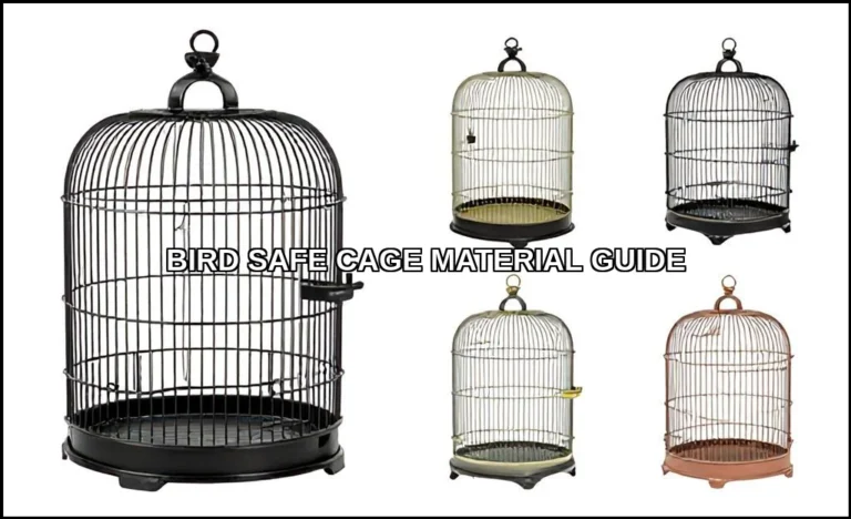 Bird safe cage material guide