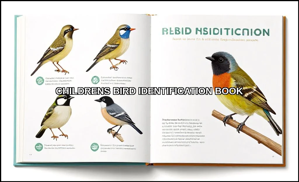 Childrens bird identification book