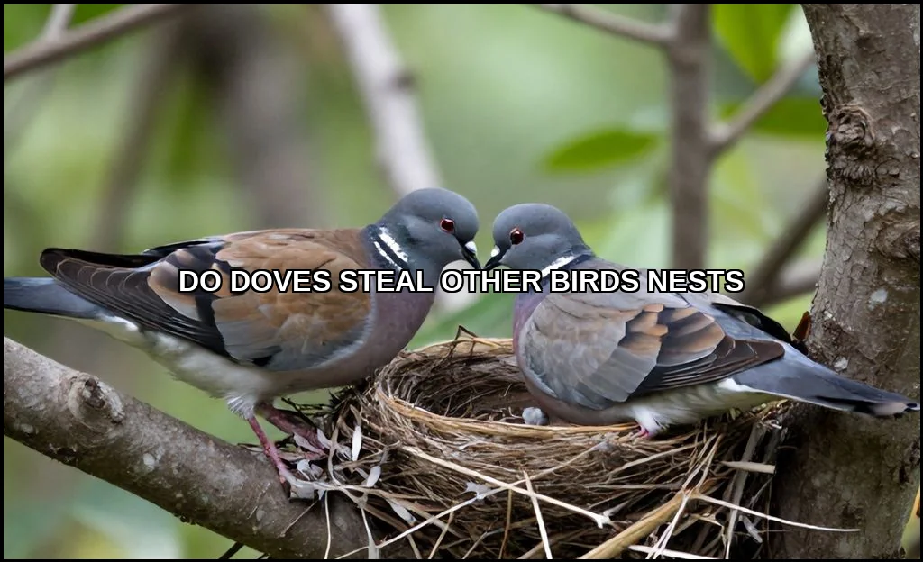 Do doves steal other birds nests