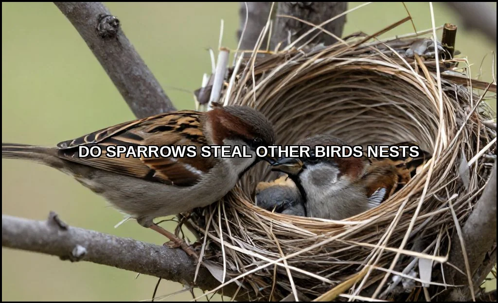 Do sparrows steal other birds nests