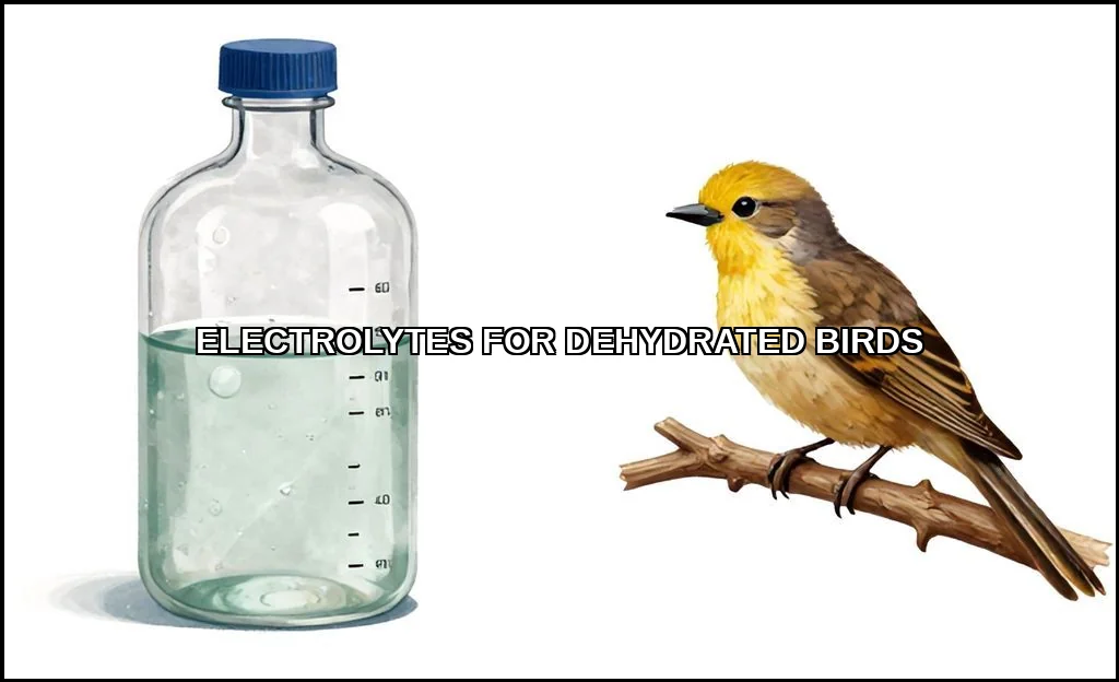 Electrolytes for dehydrated birds