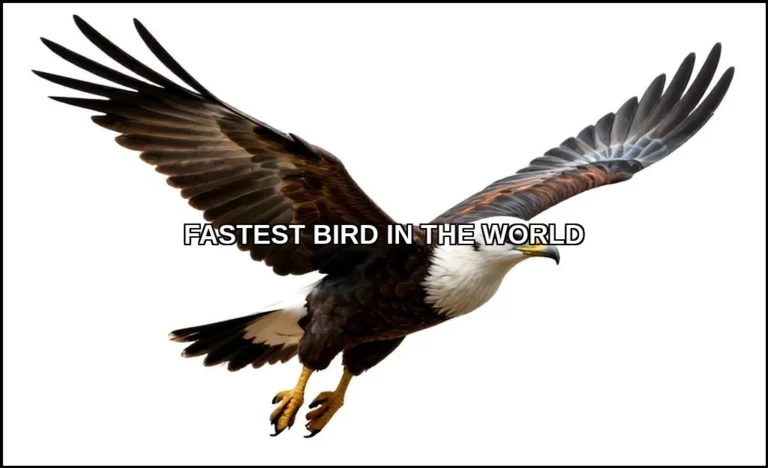Fastest bird in the world