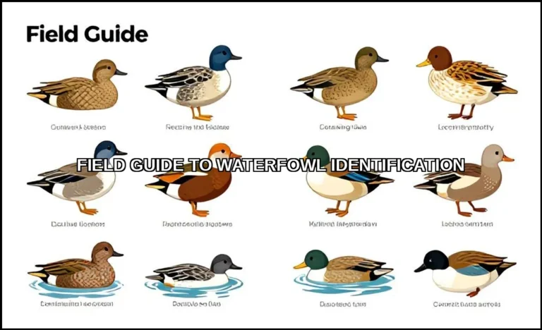 Field guide to waterfowl identification