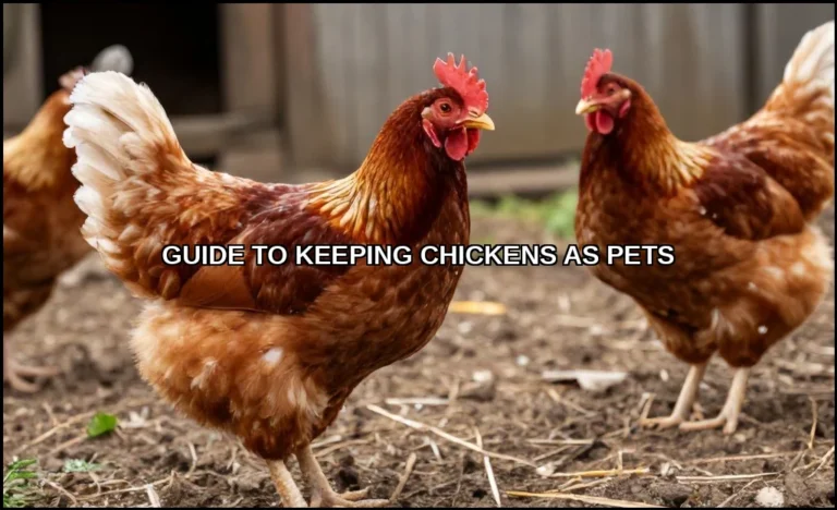 Guide to keeping chickens as pets