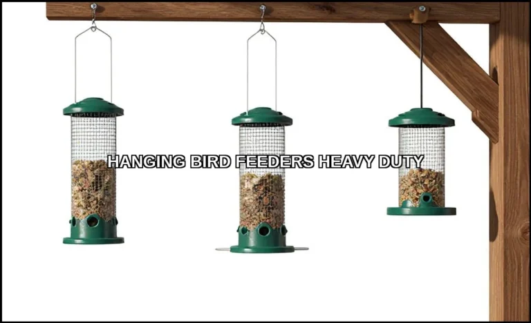 Hanging bird feeders heavy duty