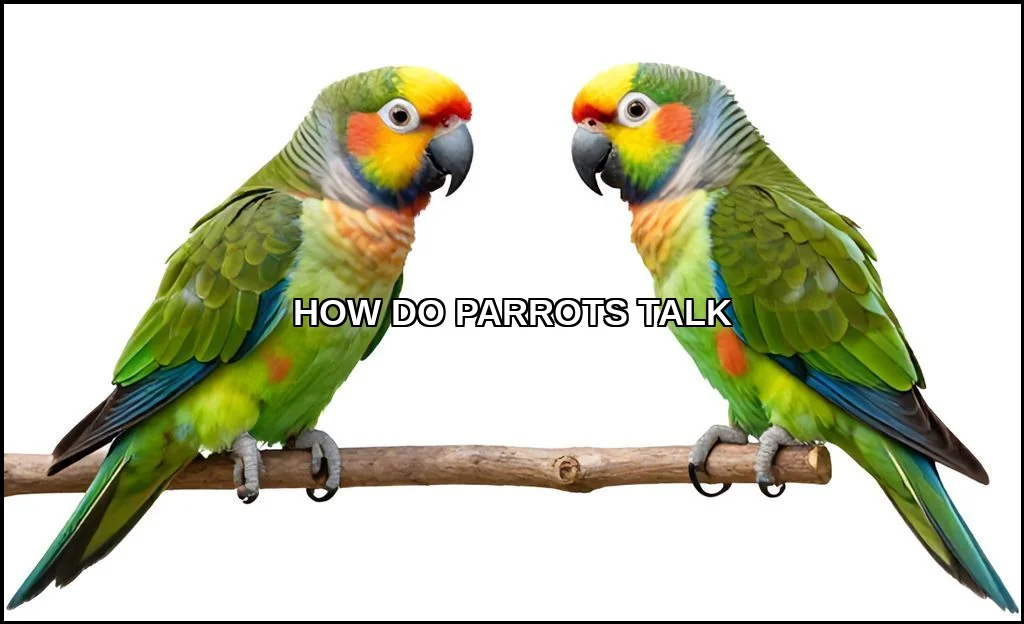 Parrots talk