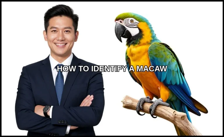 Identify a macaw
