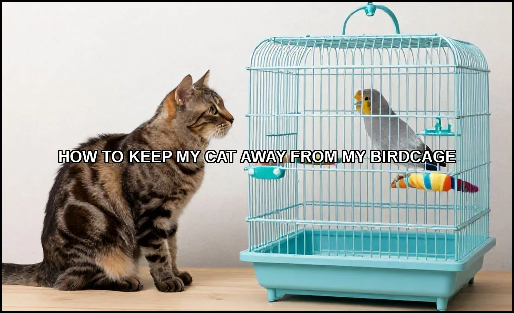 Keep my cat away from my birdcage