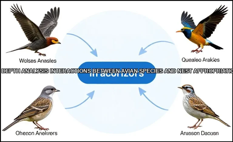 In depth analysis interactions between avian speci