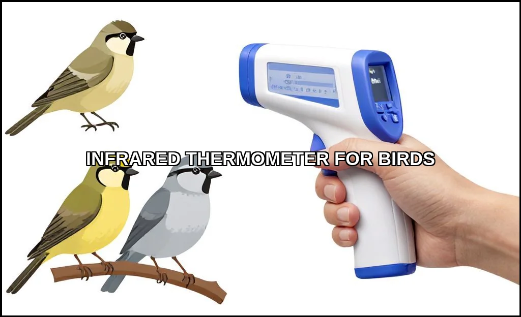 Infrared thermometer for birds