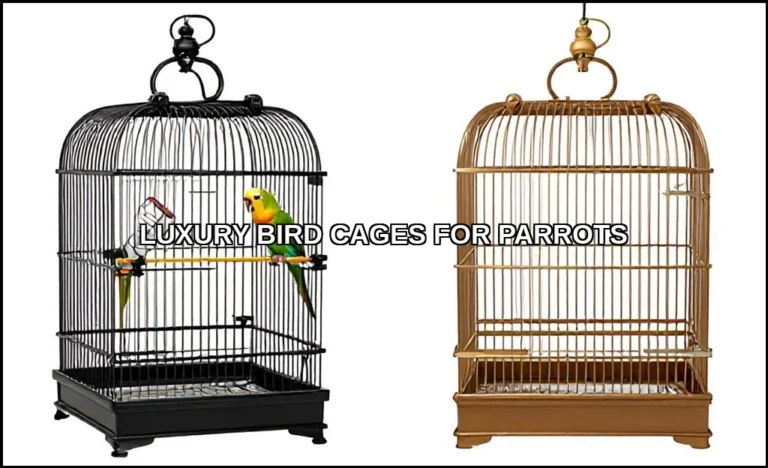 Luxury bird cages for parrots