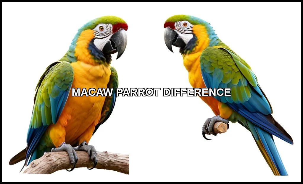 Macaw parrot difference