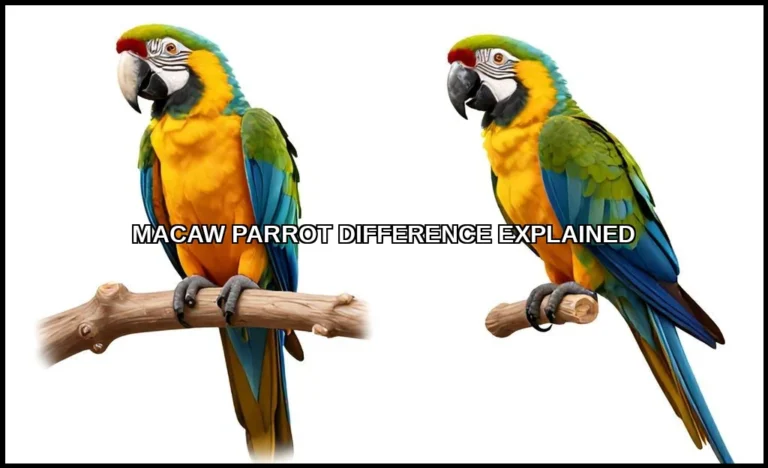 Macaw parrot difference explained