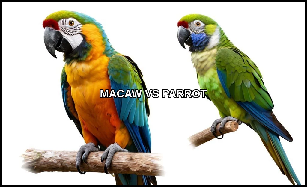 Macaw vs parrot