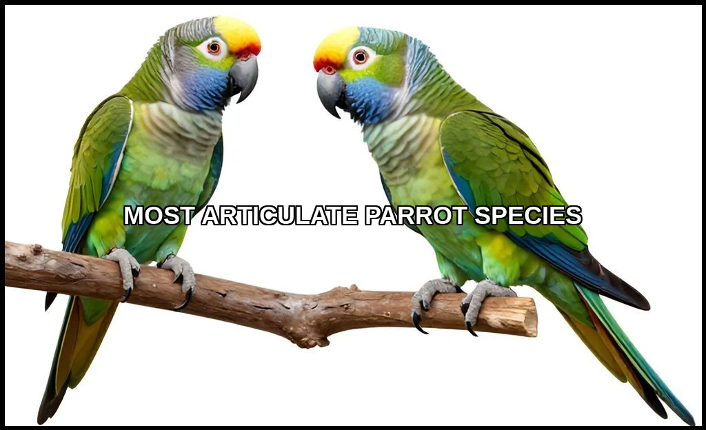 Most articulate parrot species