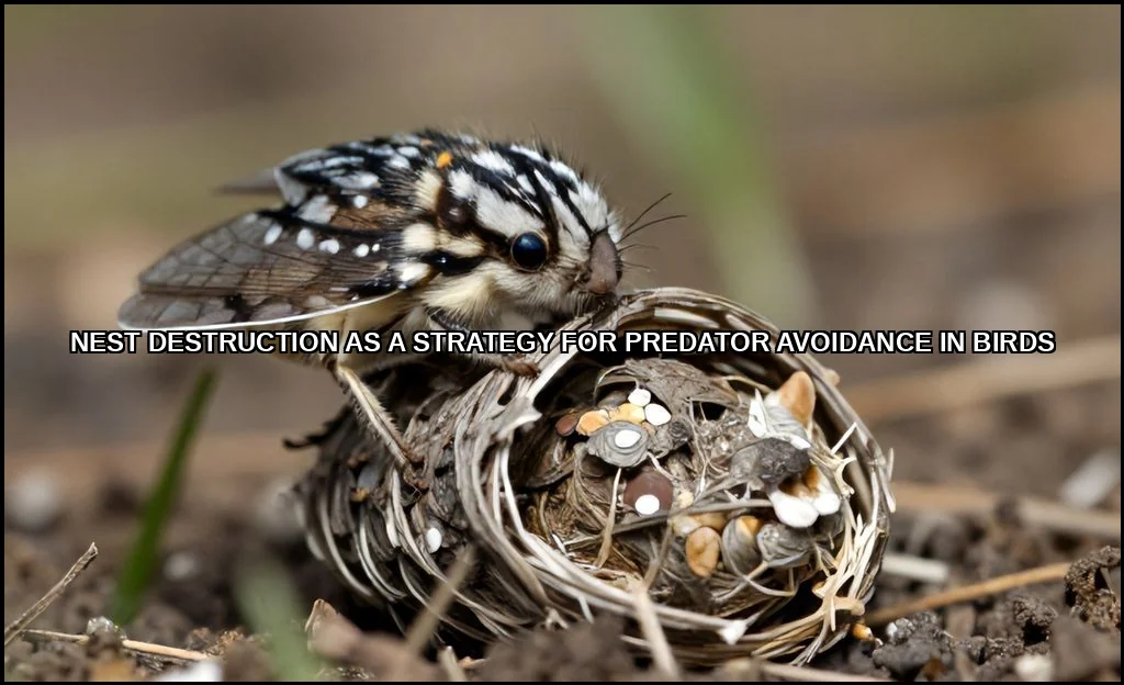 Nest destruction as a strategy for predator avoida