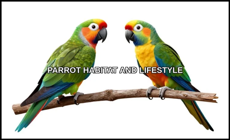Parrot habitat and lifestyle