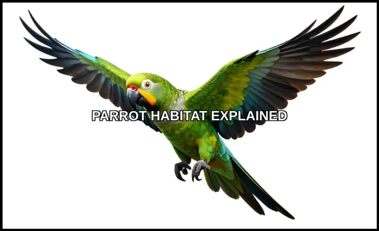 Parrot habitat explained