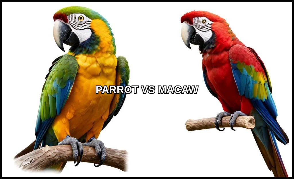 Parrot vs macaw