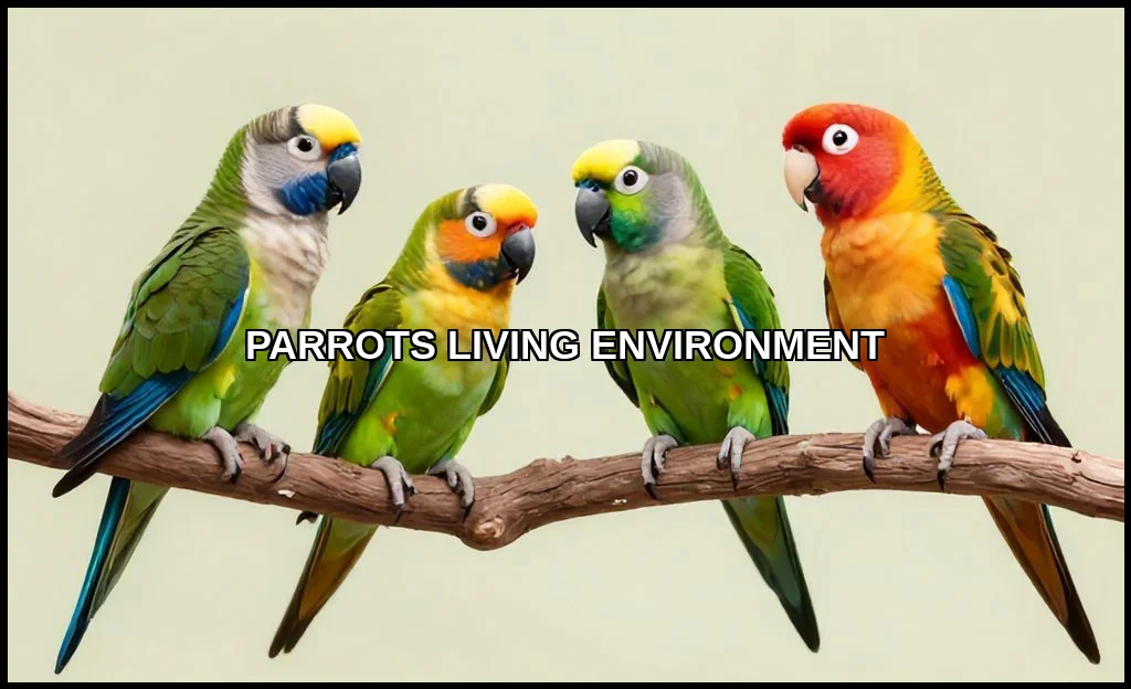 Parrots living environment