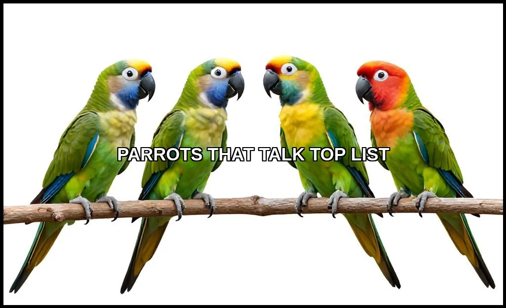 Parrots that talk top list