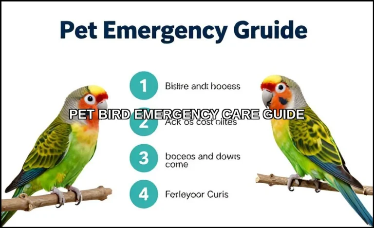 Pet bird emergency care guide