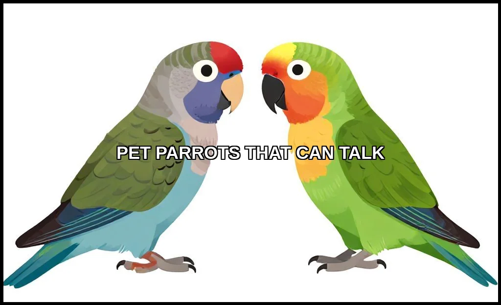 Pet parrots that can talk