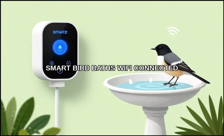 Smart bird baths wifi connected