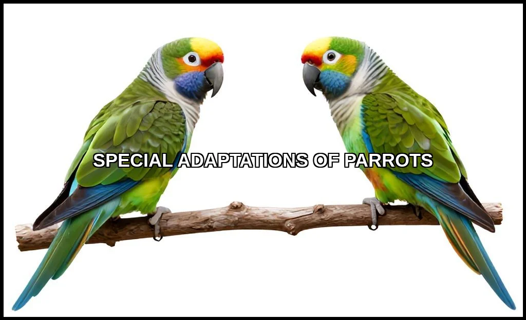 Special adaptations of parrots