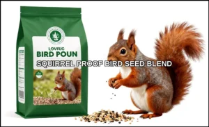 Squirrel proof bird seed blend