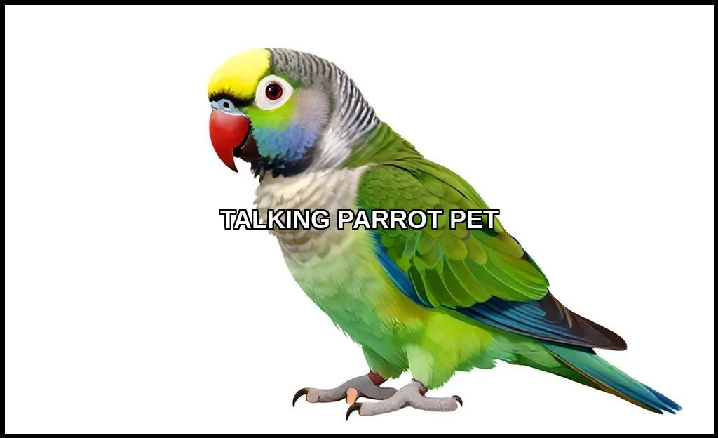 Talking parrot pet