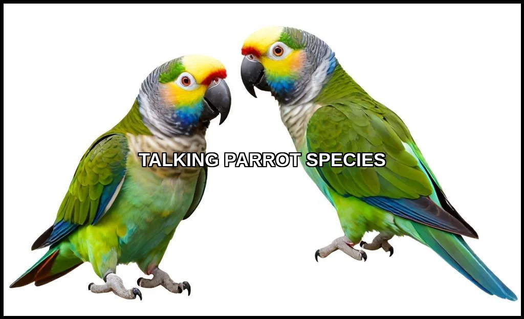 Talking parrot species