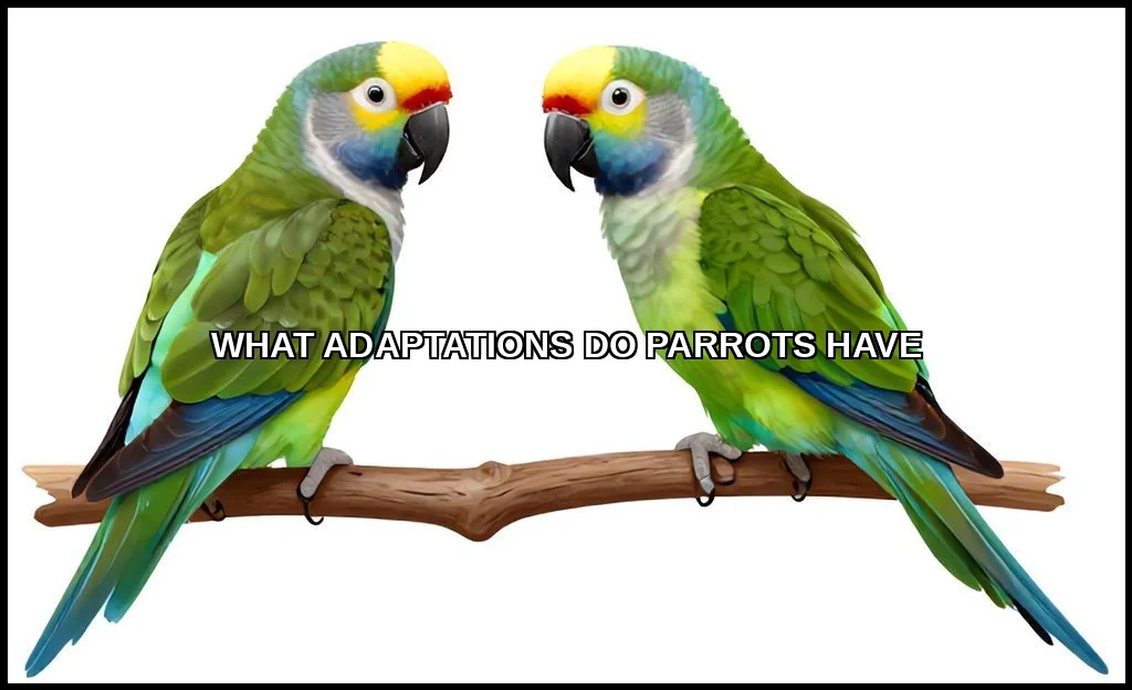 What adaptations do parrots have