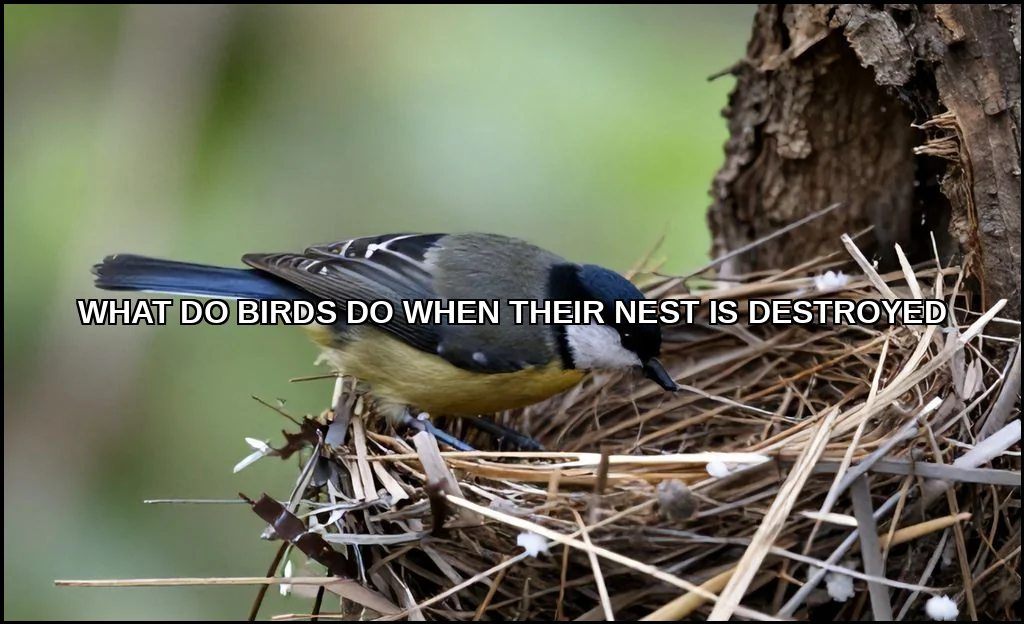 What do birds do when their nest is destroyed