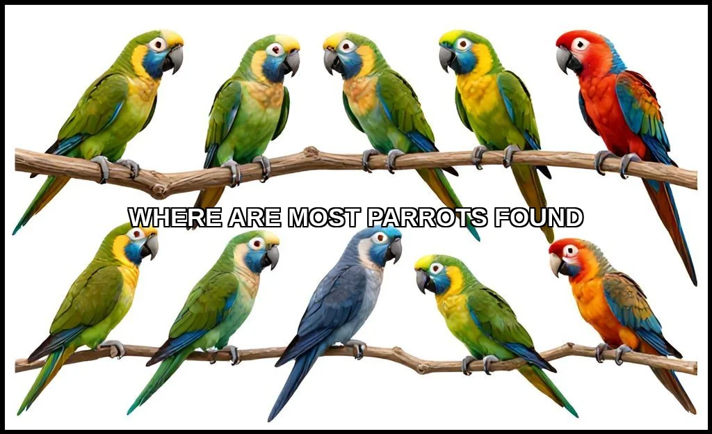 Where are most parrots found