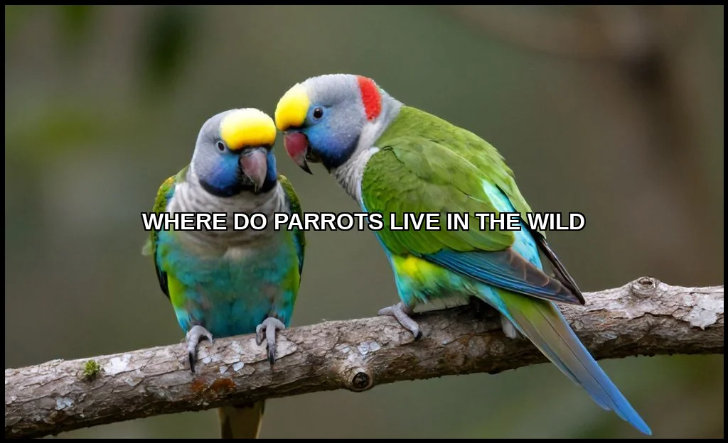 Where do parrots live in the wild