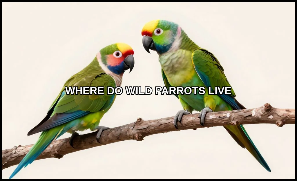 Where do wild parrots live