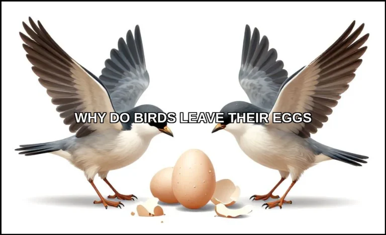 Birds leave their eggs